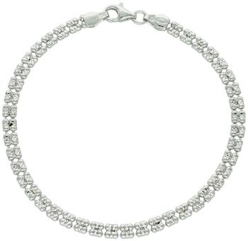 Srebrna damska bransoletka 925 z połyskującymi ogniwami – Elegancja w detalach ✨.jpg